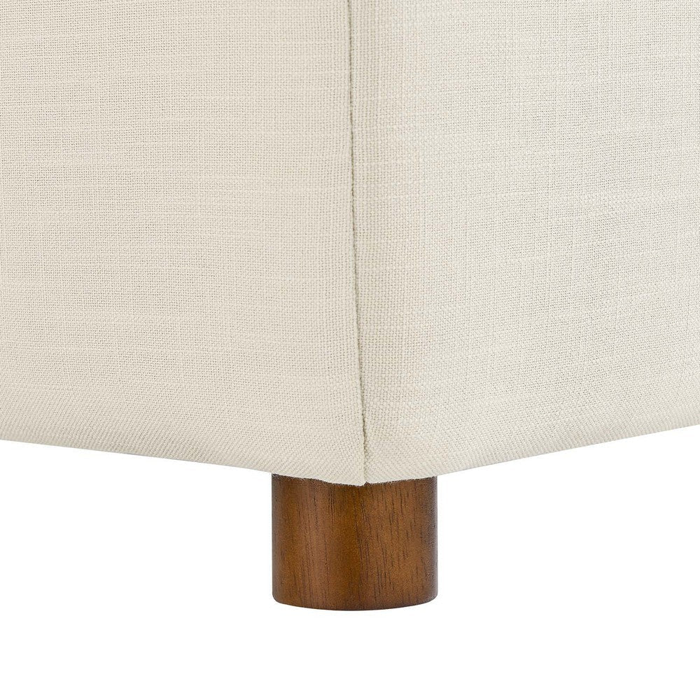 Modway Commix Modular Sofa Armless Chair Light Beige Fabric MDY-EEI-3270-LBG