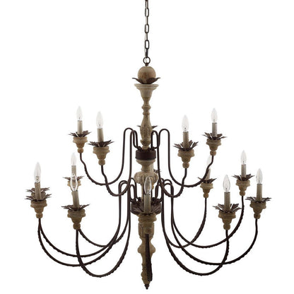 Nobility Candelabra Chandelier Pendant Light - No Shipping Charges MDY-EEI-3277