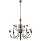 Nobility Candelabra Chandelier Pendant Light - No Shipping Charges MDY-EEI-3277