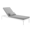 Perspective Cushion Outdoor Patio Chaise Lounge Chair - No Shipping Charges MDY-EEI-3301-WHI-CHA