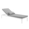 Perspective Cushion Outdoor Patio Chaise Lounge Chair - No Shipping Charges MDY-EEI-3301-WHI-CHA