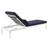 Perspective Cushion Outdoor Patio Chaise Lounge Chair - No Shipping Charges MDY-EEI-3301-WHI-CHA