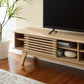 Modway Render Mid-Century Modern Low Profile 70 Inch Media Console TV Stand in Oak 70’’ MDY-EEI-3303-OAK