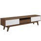 Envision 70’ Media Console Wood TV Stand - No Shipping Charges MDY-EEI-3304-WAL-WHI