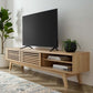 Modway Render Mid-Century Modern Low Profile 70 Inch TV Stand in Oak 70’’ MDY-EEI-3305-OAK