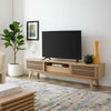 Modway Render Mid-Century Modern Low Profile 70 Inch TV Stand in Oak 70’’ MDY-EEI-3305-OAK