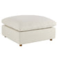 Modway Modular Sofa Commix Down-Filled Overstuffed Upholstered Sectional Sofa Ottoman in Light Beige MDY-EEI-3318-LBG