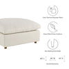 Modway Modular Sofa Commix Down-Filled Overstuffed Upholstered Sectional Sofa Ottoman in Light Beige MDY-EEI-3318-LBG