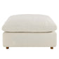 Modway Modular Sofa Commix Down-Filled Overstuffed Upholstered Sectional Sofa Ottoman in Light Beige MDY-EEI-3318-LBG