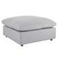 Commix Down Filled Overstuffed Ottoman - No Shipping Charges MDY-EEI-3318-AZU