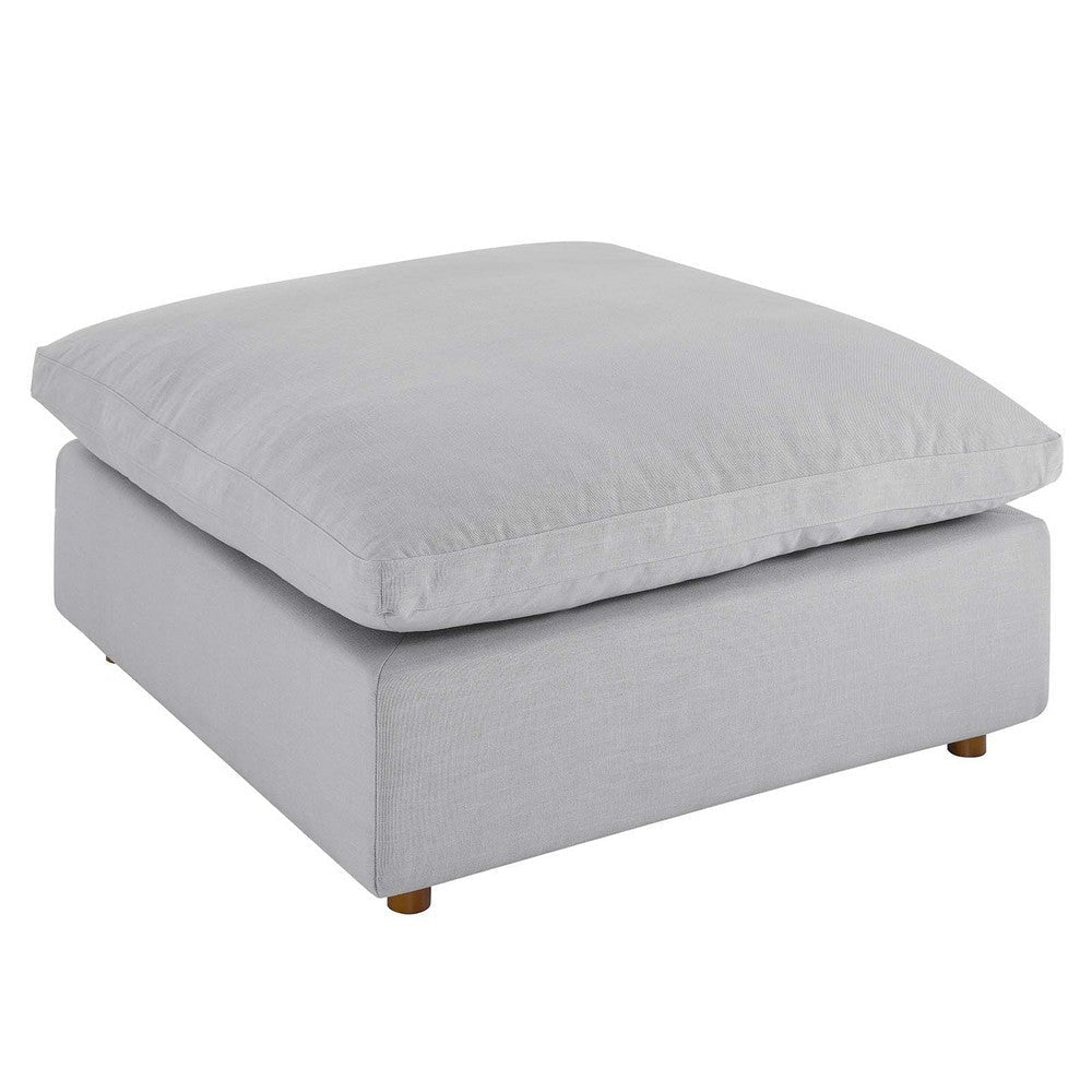 Commix Down Filled Overstuffed Ottoman - No Shipping Charges