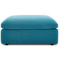 Commix Down Filled Overstuffed Ottoman - No Shipping Charges MDY-EEI-3318-AZU