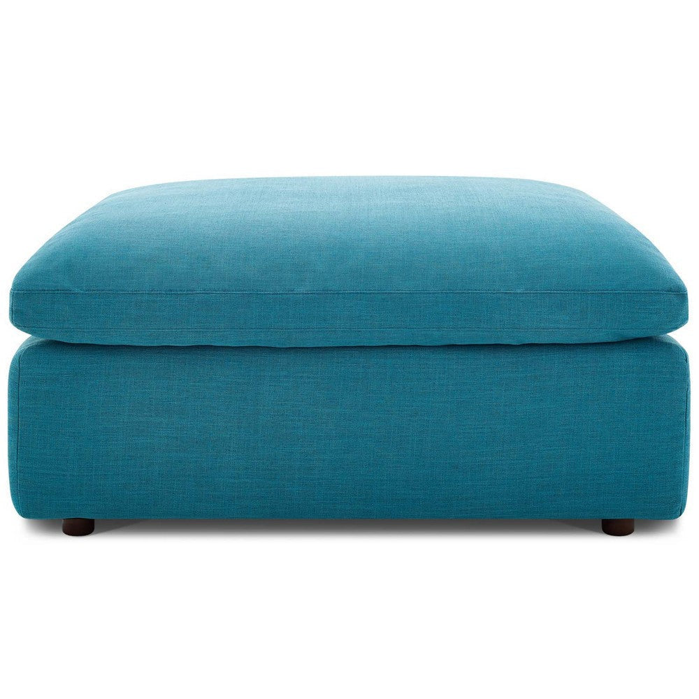 Commix Down Filled Overstuffed Ottoman - No Shipping Charges MDY-EEI-3318-AZU