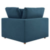 Modway Commix Down-Filled Overstuffed Upholstered Sectional Sofa Corner Chair in Azure MDY-EEI-3319-AZU