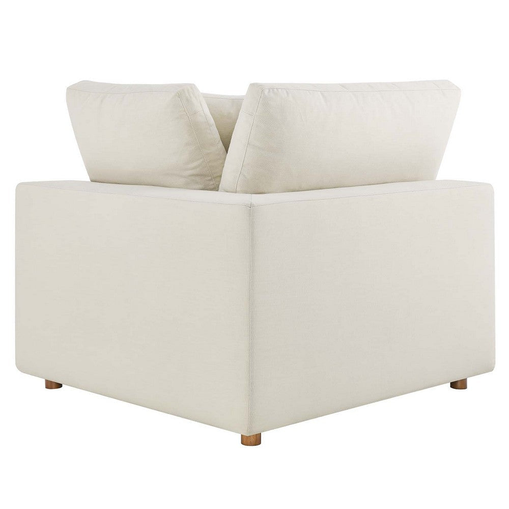 Modway Commix Modular Sofa Corner Chair Light Beige Fabric MDY-EEI-3319-LBG