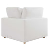 Modway Commix Modular Sofa Corner Chair Pure White Fabric MDY-EEI-3319-PUW