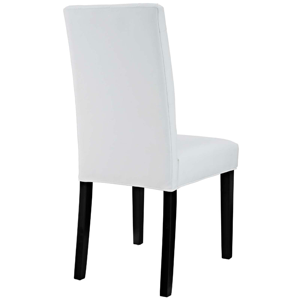 Confer Dining Side Chair Vinyl Set of 2 - No Shipping Charges MDY-EEI-3323-WHI