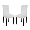 Confer Dining Side Chair Vinyl Set of 2