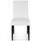 Motivate Channel Tufted Upholstered Fabric Dining Chair Set of 2 - No Shipping Charges MDY-EEI-3333-WHI