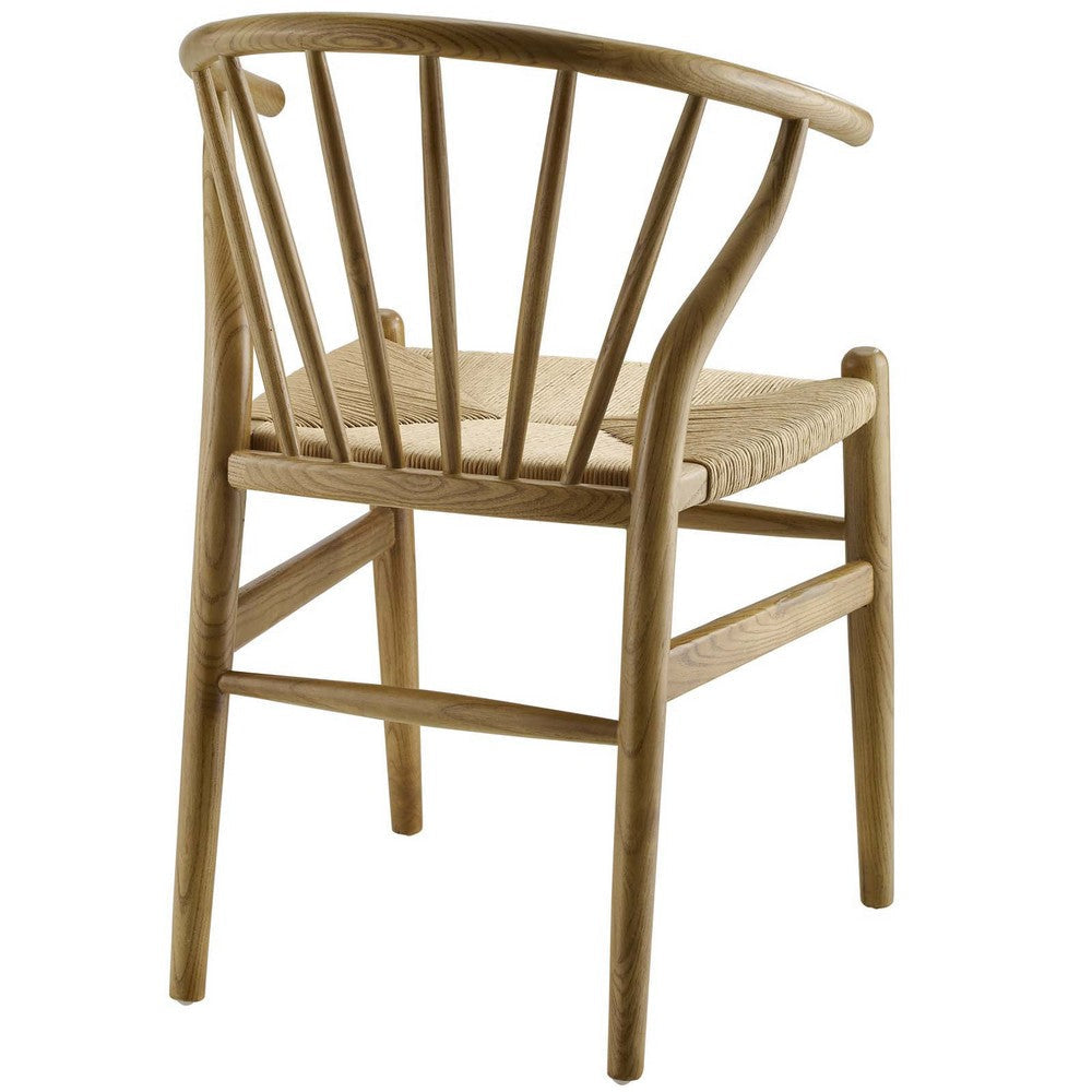 Flourish Spindle Wood Dining Side Chair - No Shipping Charges MDY-EEI-3338-GRY