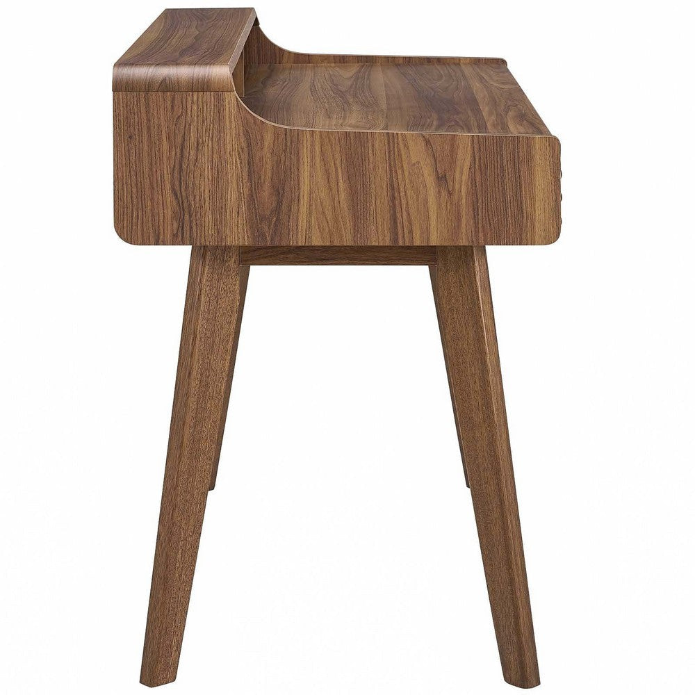 Modway Render Mid-Century Modern Writing Desk in Walnut MDY-EEI-3342-WAL