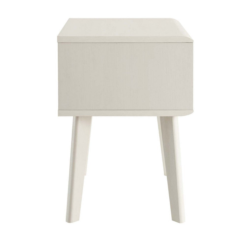 Modway Render Mid-Century Modern End Table White MDY-EEI-3345-WHI