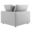 Modway Commix Modular Sofa Loveseat sectional Light Gray Fabric MDY-EEI-3354-LGR