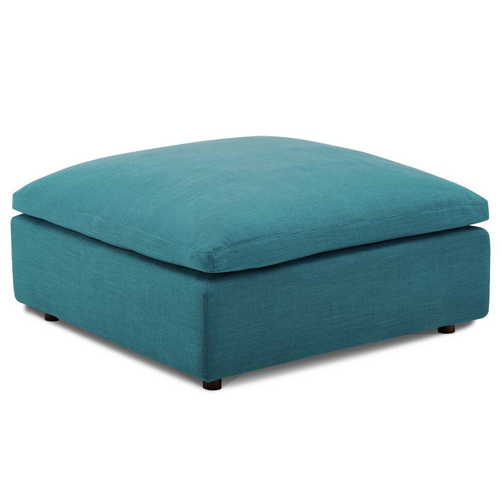 Modway Commix Down-Filled Overstuffed Upholstered 4-Piece Sectional Sofa Set in Teal MDY-EEI-3356-TEA