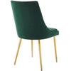 Modway Viscount Modern Accent Performance Velvet Dining Chair Green MDY-EEI-3416-GRN