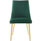 Modway Viscount Modern Accent Performance Velvet Dining Chair Green MDY-EEI-3416-GRN