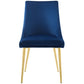 Modway Viscount Modern Accent Performance Velvet Dining Chair Navy MDY-EEI-3416-NAV