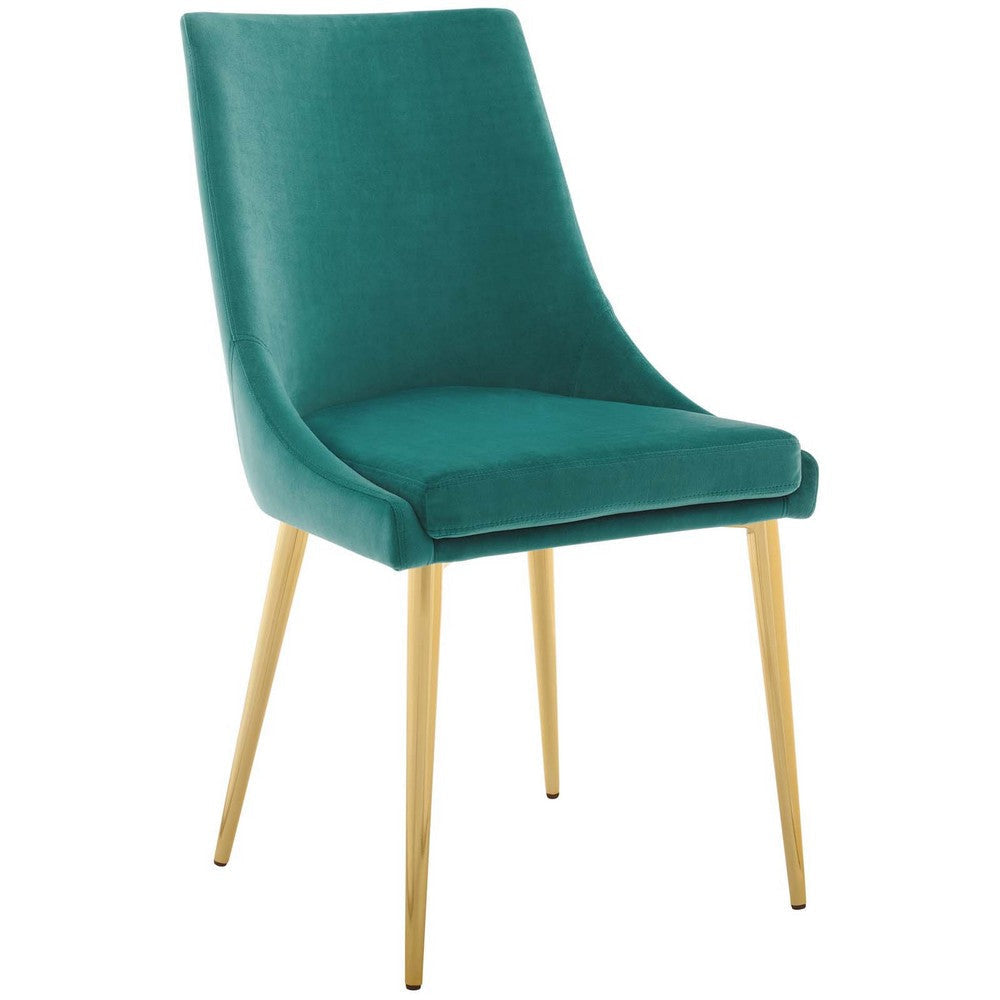 Viscount Modern Accent Performance Velvet Dining Chair - No Shipping Charges