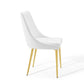 Modway Viscount Modern Accent Performance Velvet Dining Chair White MDY-EEI-3416-WHI