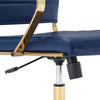 Jive Gold Stainless Steel Highback Office Chair - No Shipping Charges MDY-EEI-3417-GLD-NAV