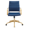 Jive Gold Stainless Steel Midback Office Chair - No Shipping Charges MDY-EEI-3418-GLD-NAV