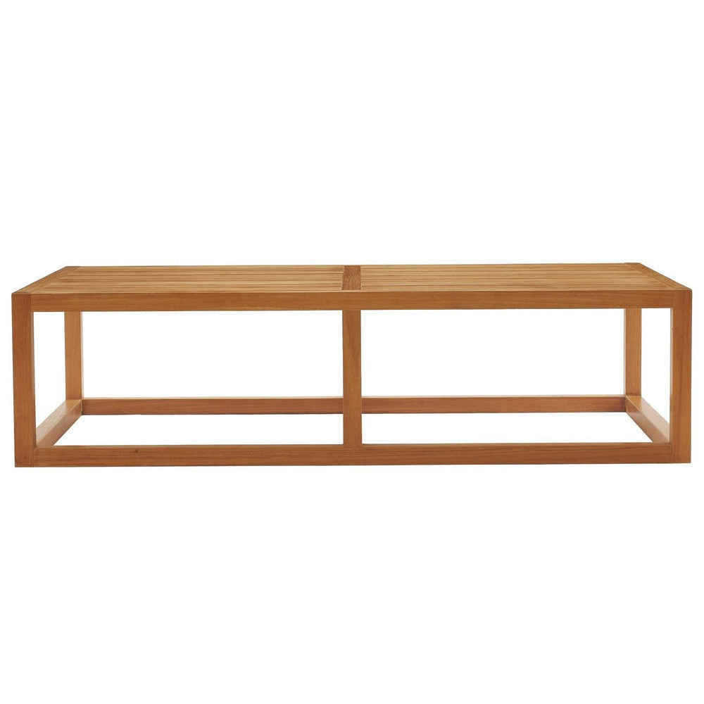 Newbury Outdoor Patio Premium Grade A Teak Wood Coffee Table - No Shipping Charges MDY-EEI-3424-NAT