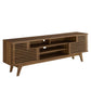 Modway Render 71" Mid-Century Modern Low Profile Media Console TV Stand, 71 Inch, Walnut