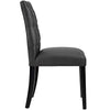 Duchess Dining Chair Vinyl Set of 2 - No Shipping Charges MDY-EEI-3472-BLK