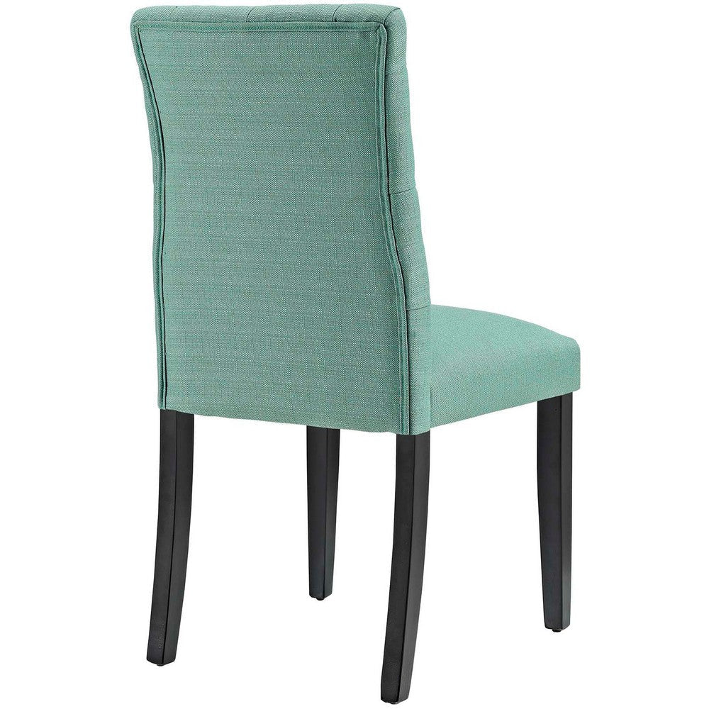 Modway Duchess Fabric Set of 2 Two Dining Chairs Laguna MDY-EEI-3474-LAG