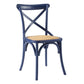 Modway Gear Side Set of 2 Two Dining Chairs Midnight Blue MDY-EEI-3481-MID