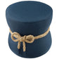 Modway Beat Nautical Rope Upholstered Fabric Ottoman By Casagear Home - No Shipping Charges MDY-EEI-3483-BLU