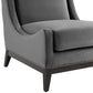 Confident Accent Upholstered Performance Velvet Lounge Chair - No Shipping Charges MDY-EEI-3488-GRY