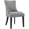 Modway Marquis Fabric Set of 4 Four Dining Chairs Light Gray MDY-EEI-3497-LGR