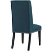 Modway Baron Modern Tall Back Wood Upholstered Fabric Four Dining Chairs in Azure MDY-EEI-3503-AZU