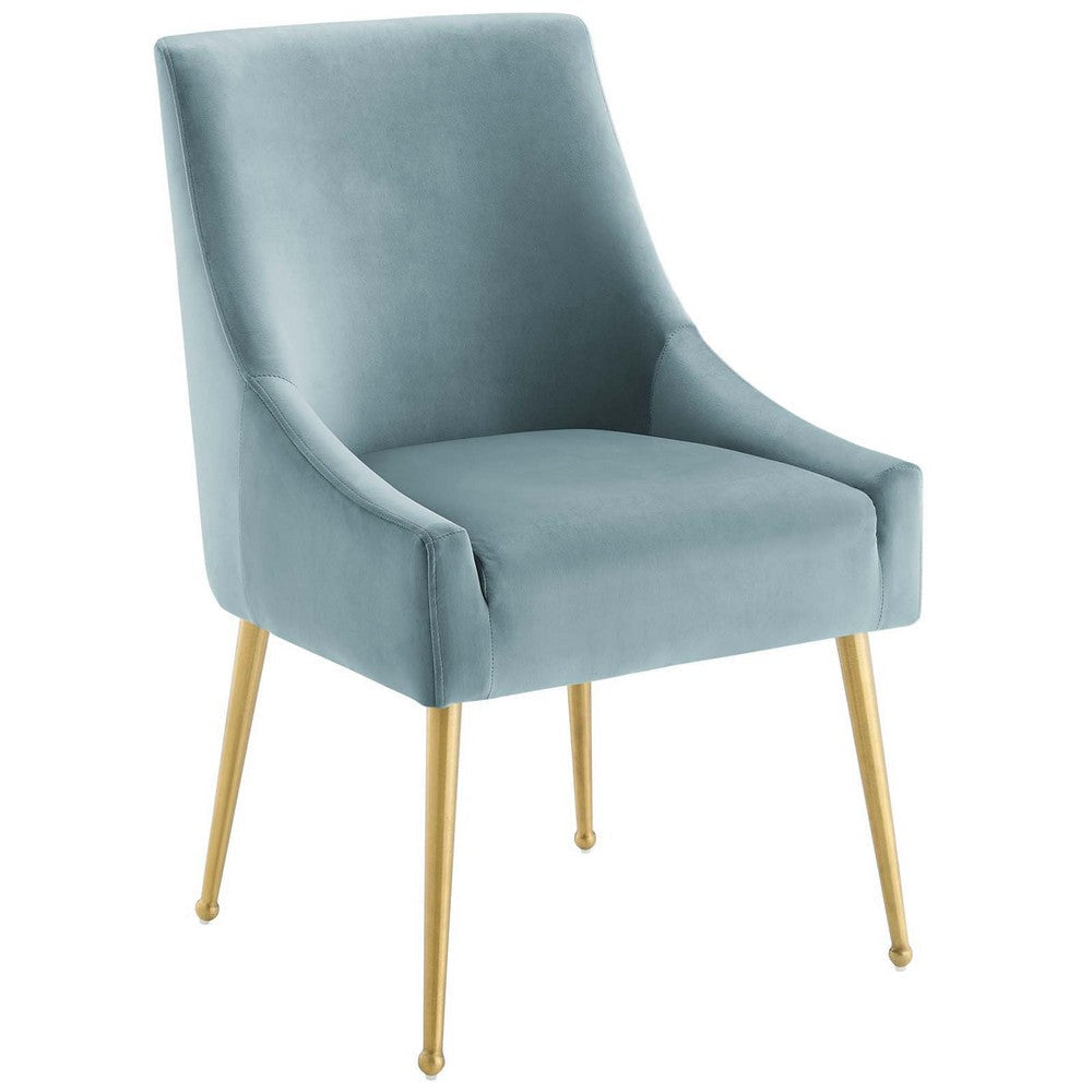 Modway Discern Upholstered Performance Velvet Dining Chair By Casagear Home - No Shipping Charges MDY-EEI-3508-LBU