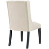 Modway Baronet Modern Tufted Upholstered Fabric Parsons Two Kitchen and Dining Room Chairs in Beige MDY-EEI-3557-BEI