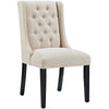 Modway Baronet Button Tufted Fabric Dining Chair - Set of 4 Beige MDY-EEI-3558-BEI