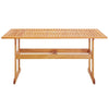 Hatteras 59’ Rectangle Outdoor Patio Eucalyptus Wood Dining Table - No Shipping Charges MDY-EEI-3675-NAT