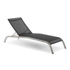 Modway Savannah Outdoor Patio Mesh Chaise Lounge Chair in Black