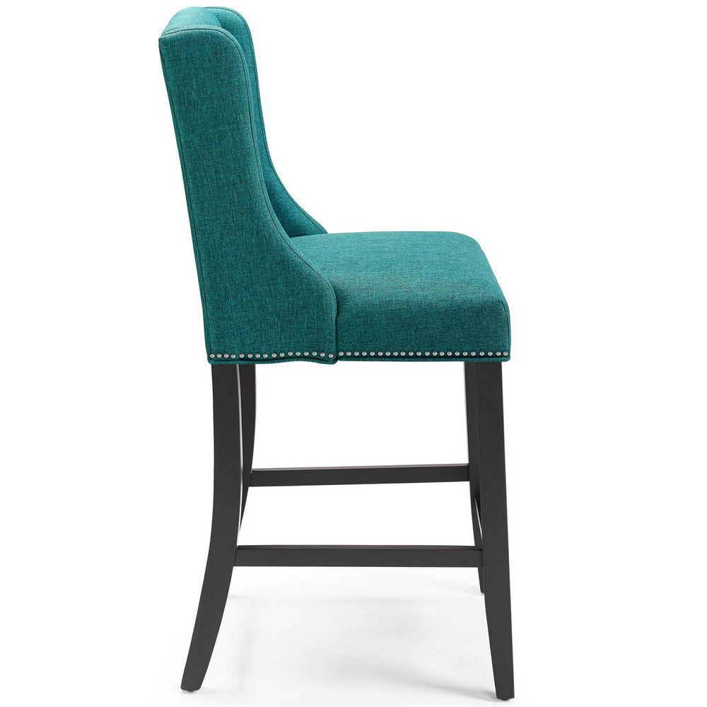 Modway Baron Fabric Upholstered Dining Counter-Height Bar Stool in Teal MDY-EEI-3735-TEA